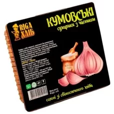 РІГА ХЛІБ СУХАРИКИ КУМОВСЬКІ З ЧАСНИКОМ 80ГР